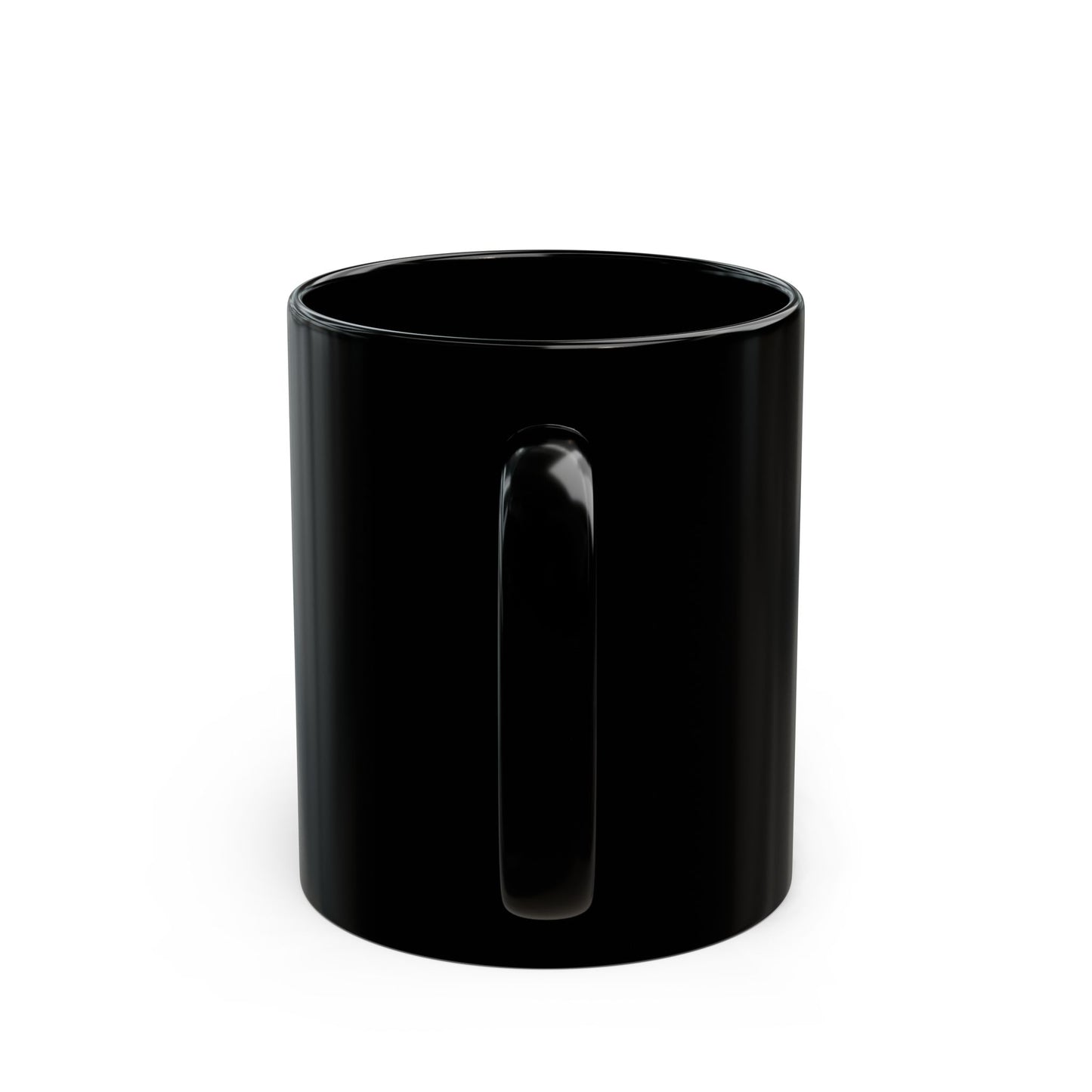 Garlic Thots Pizza Mug — Black Ceramic Coffee Cup (11oz & 15oz)